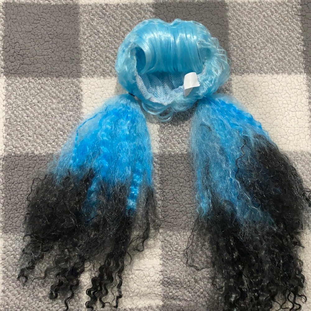 Blue Costume Wig